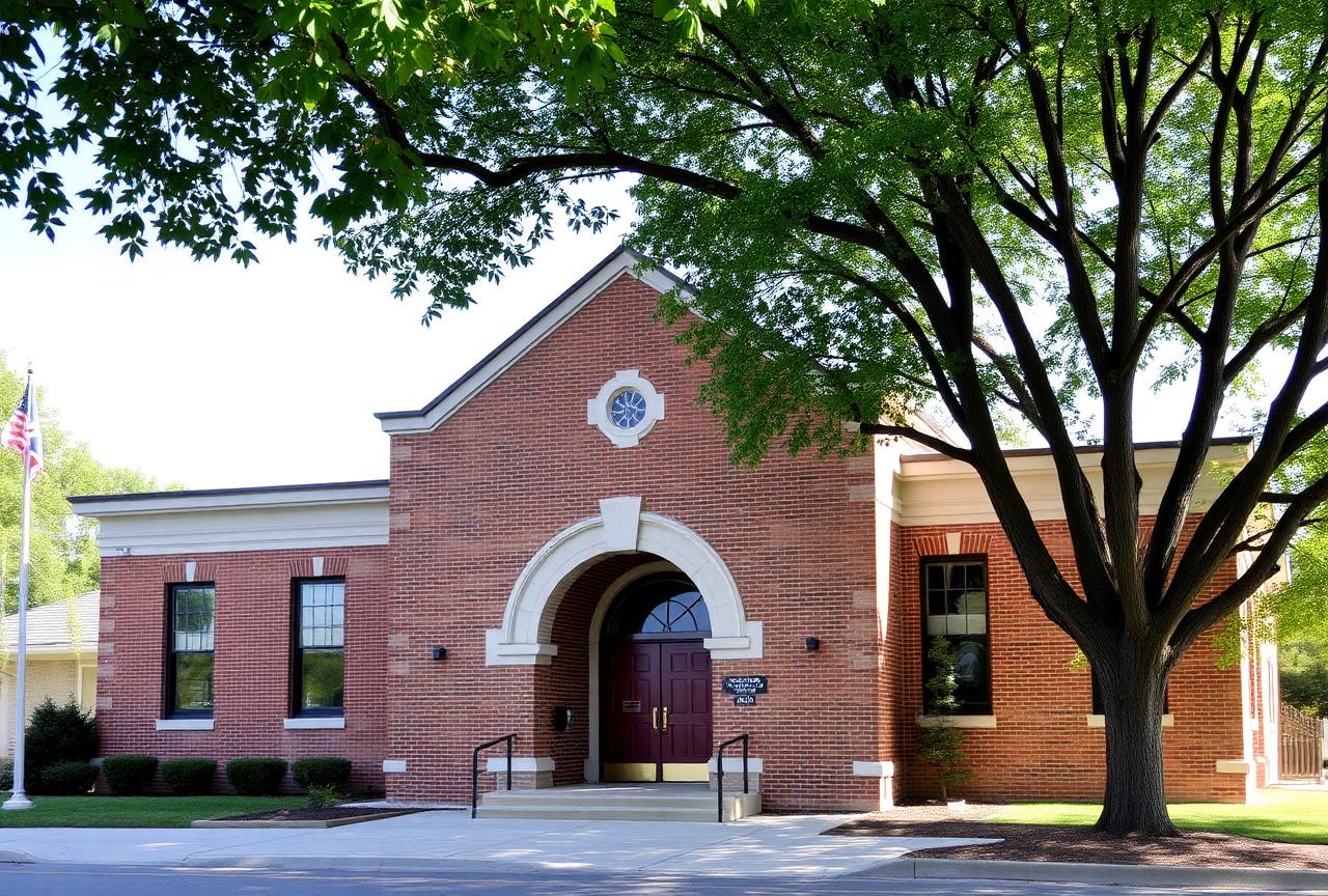 Barberton Municipal Court building exterior, Barberton, Ohio