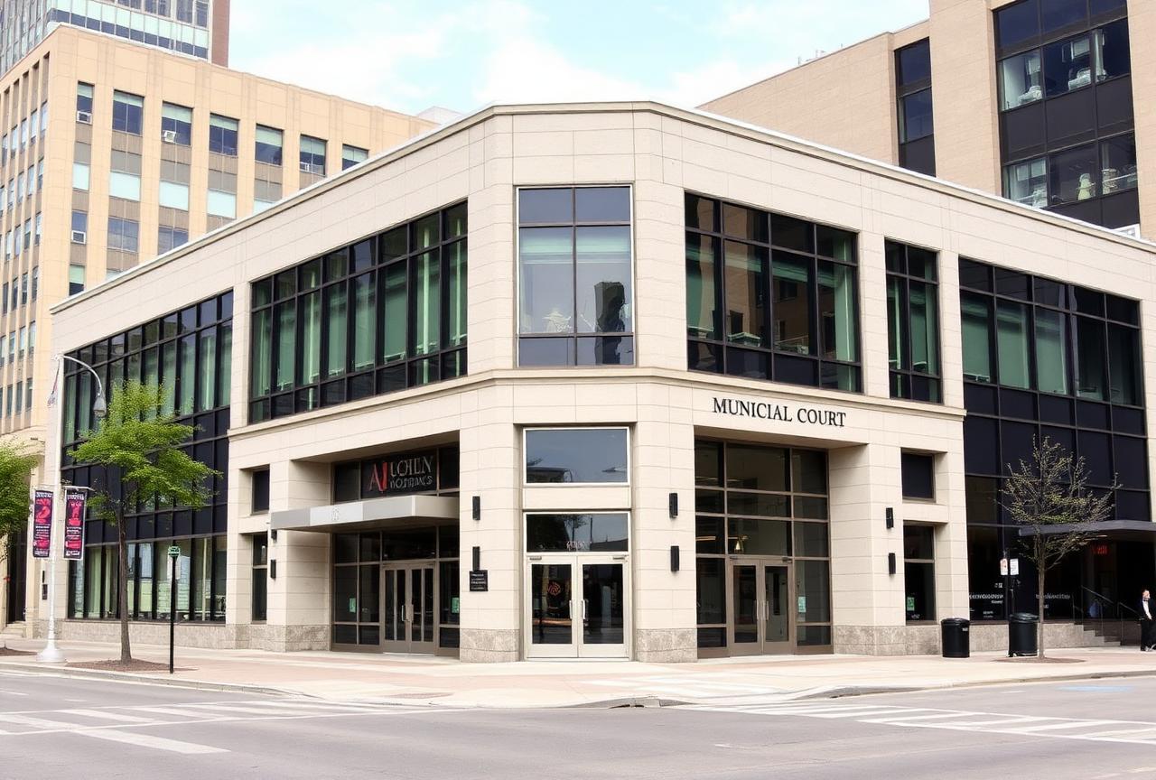 Akron Municipal Building housing the Municipal Court, Akron, Ohio