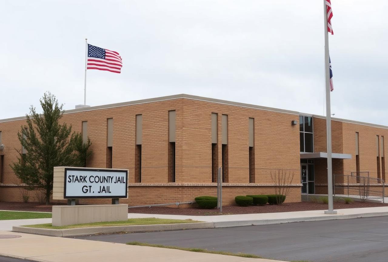 Stark County Jail exterior in Canton, Ohio